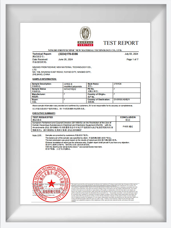 Relatório de teste da série NAT 2000